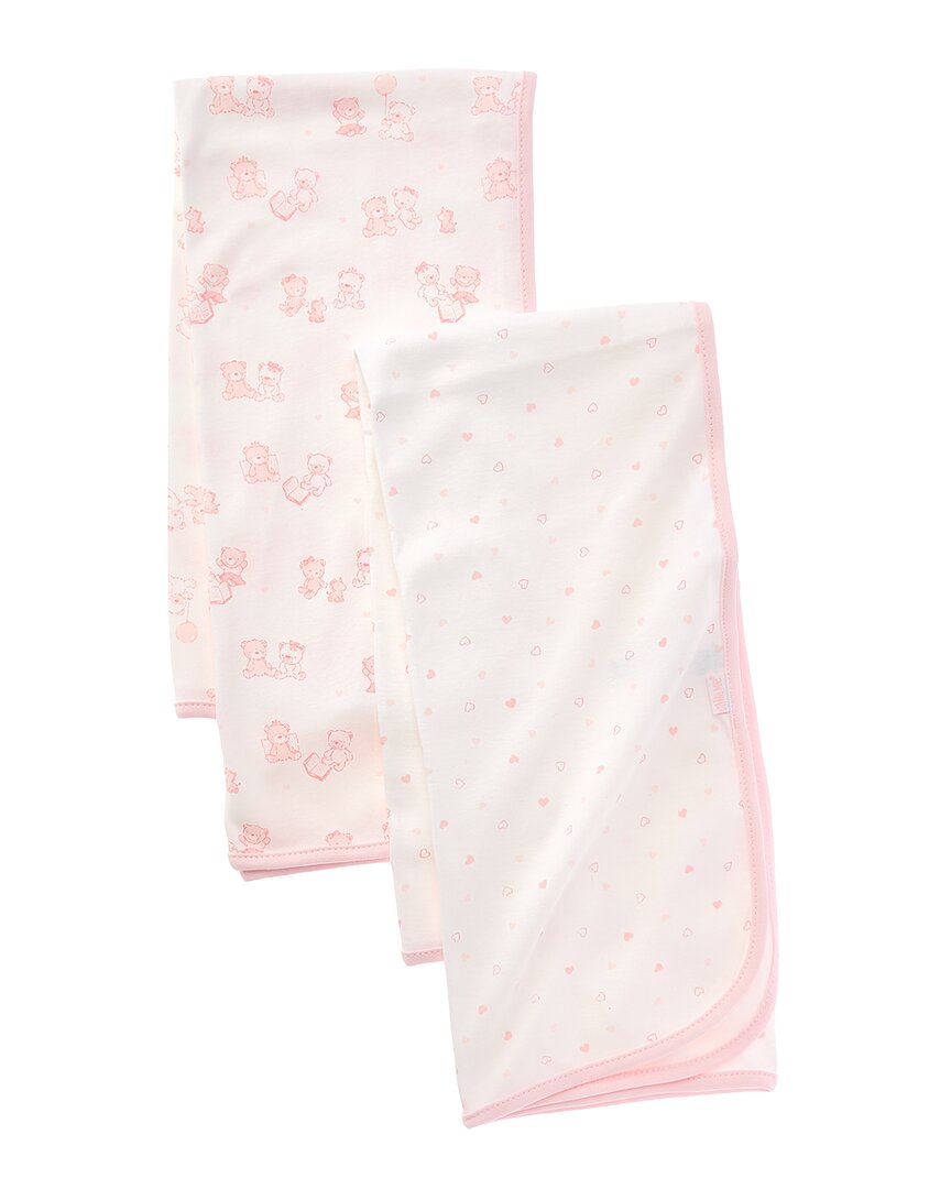 Little Me 2pk Bears Receiving Blanket In Multi