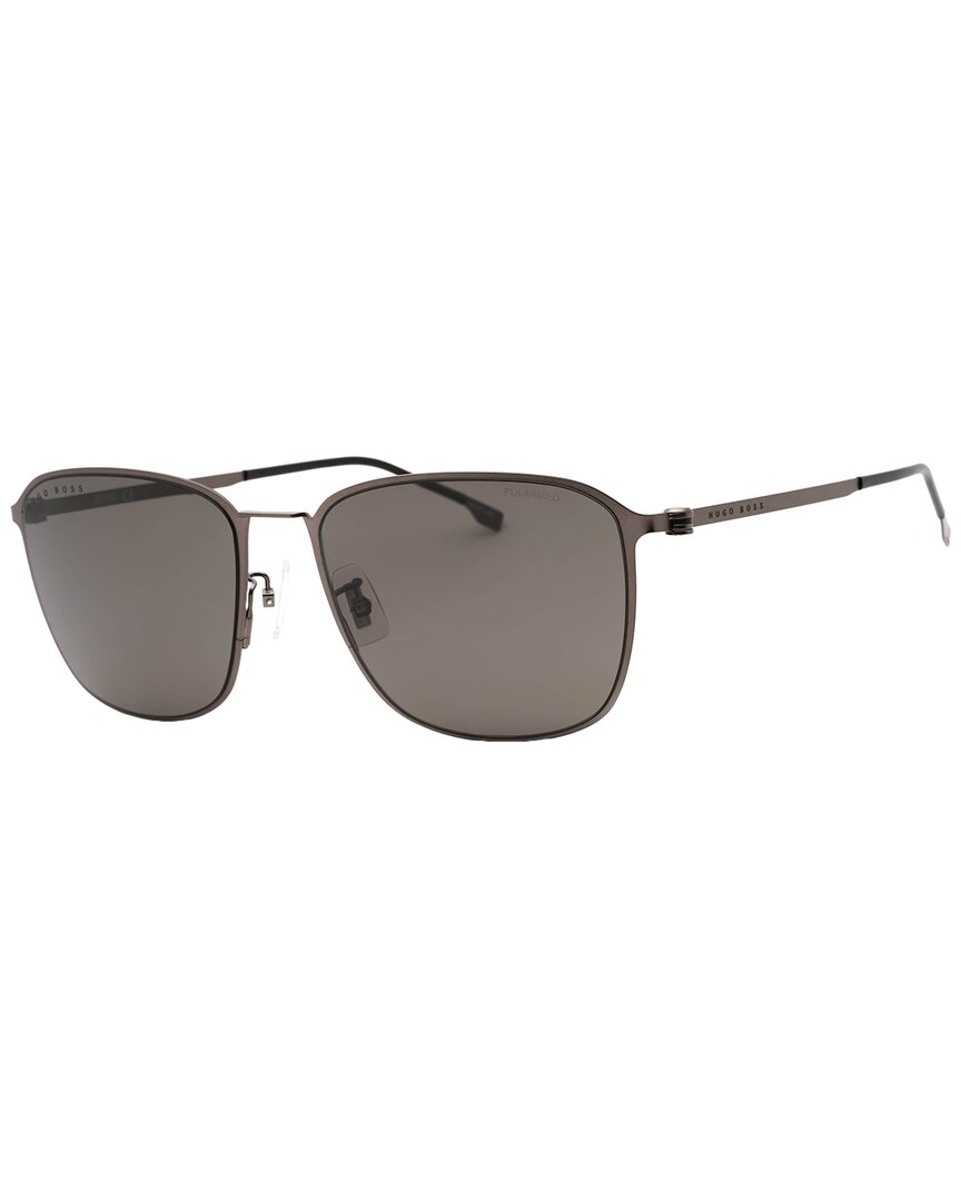 Hugo Boss Men's Boss 1405/f/sk 59mm Polarized Sunglasses In Gray