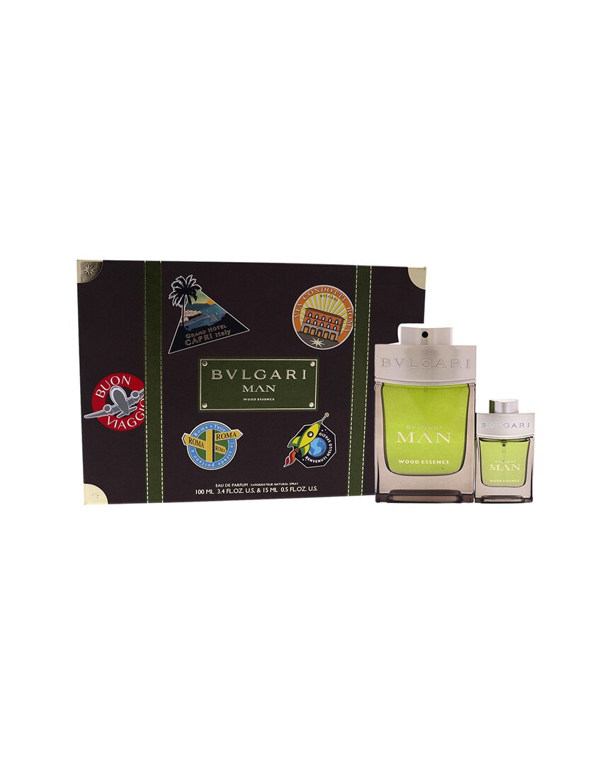 Shop Bvlgari Men's  Man Wood Essence 2pc Gift Set
