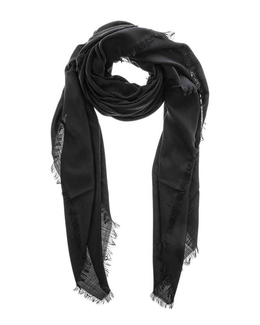 Gucci Gg Oversized Wool & Silk-blend Scarf
