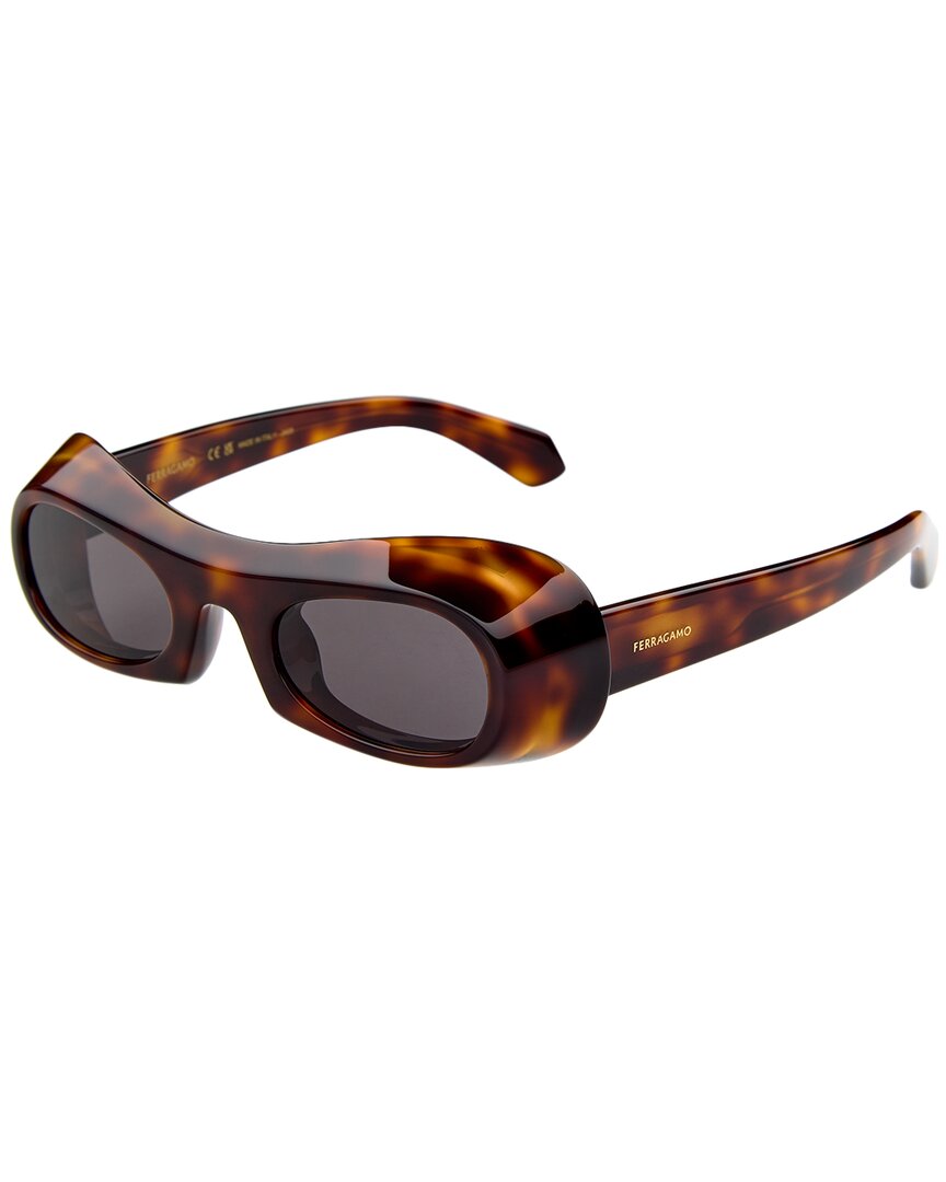 Ferragamo Women's 51mm Brown Sunglasses In Neutral