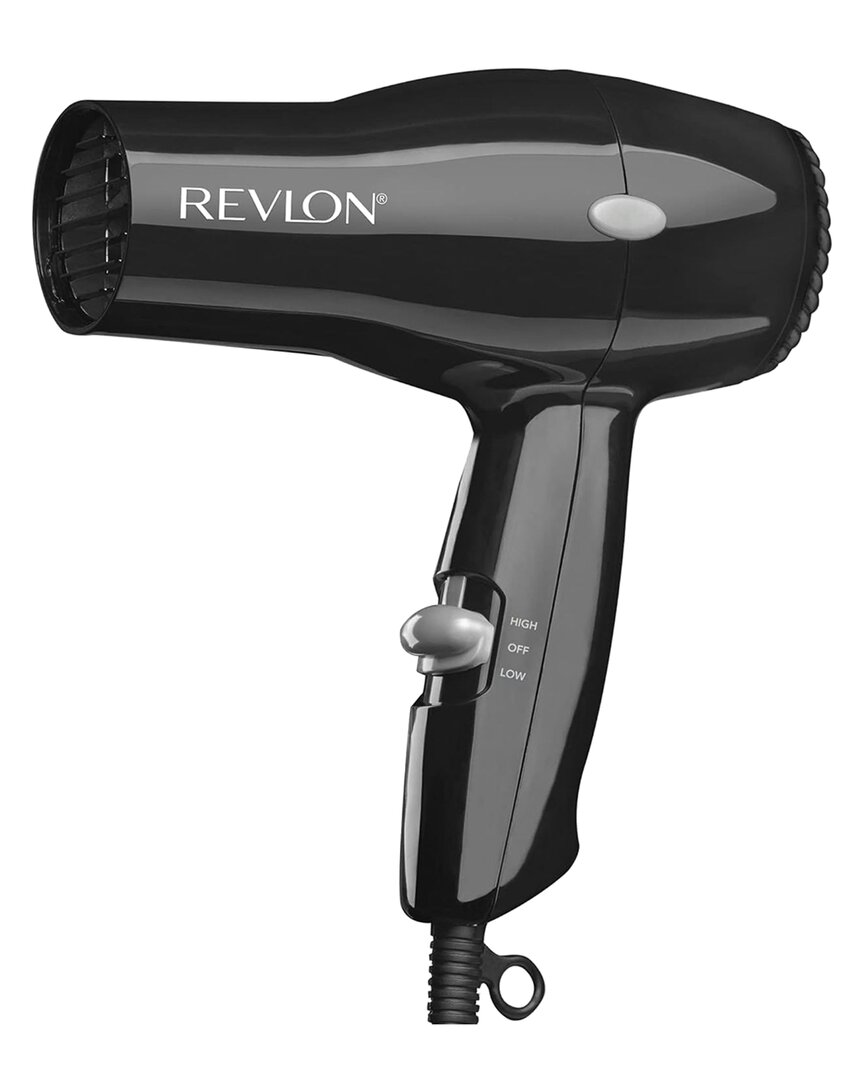 Revlon Unisex 1875-watt Hair Dryer With Cool Shot In Black