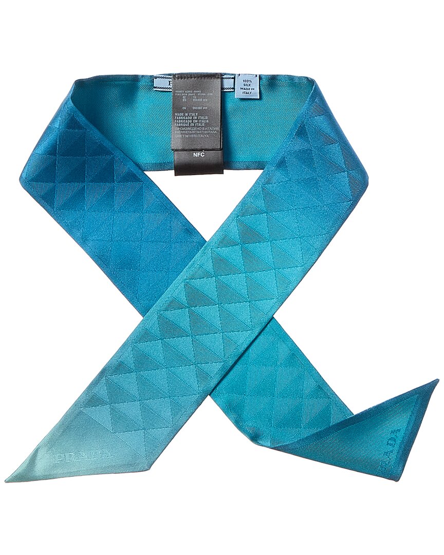 Prada Printed Silk Scarf