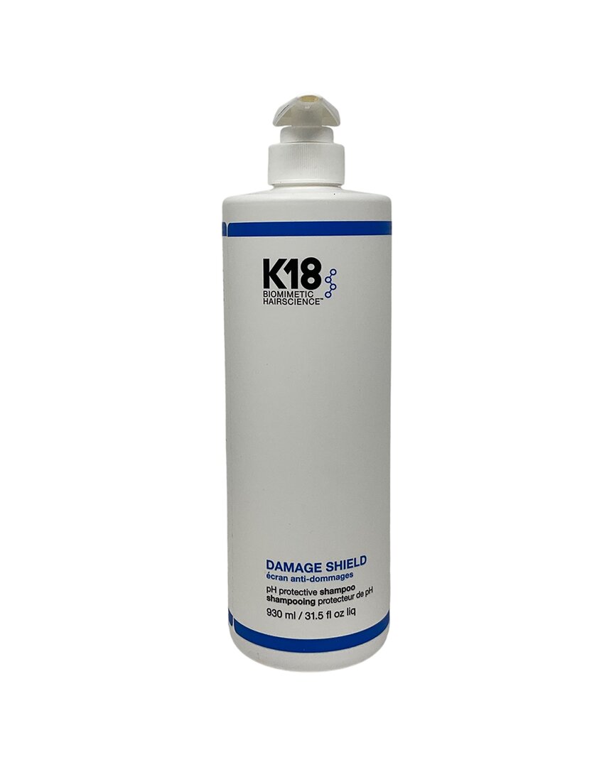 K18 Unisex 31.5 oz Damage Shield Shampoo Big Size In Transparent