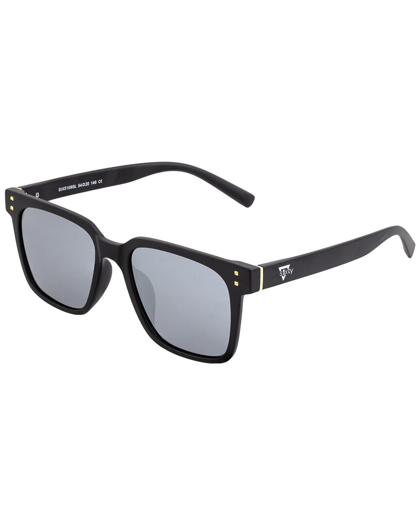 Sixty One Capri Mirror Coating Square Unisex Sunglasses Sixs109sl In Multi-color