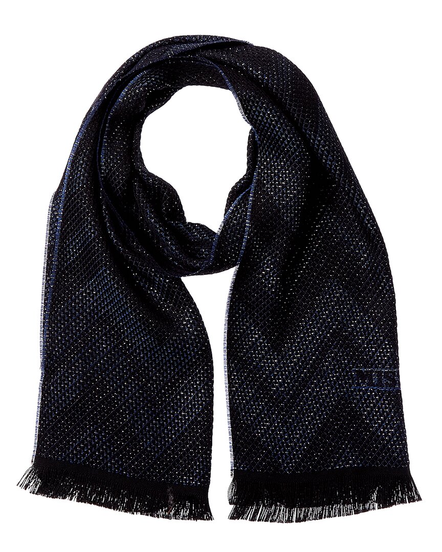 Missoni Wool-blend Scarf In Black
