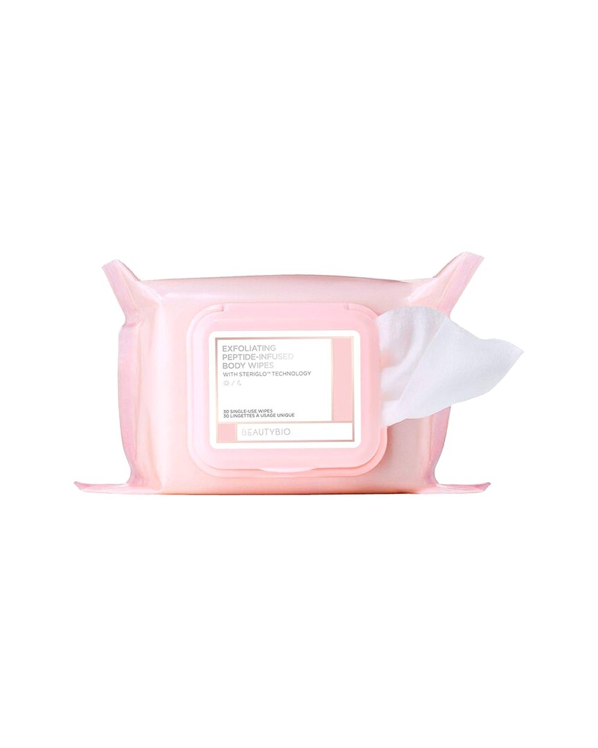 Beauty Bio Women's Exfoliating Peptide Infused Body Wipes