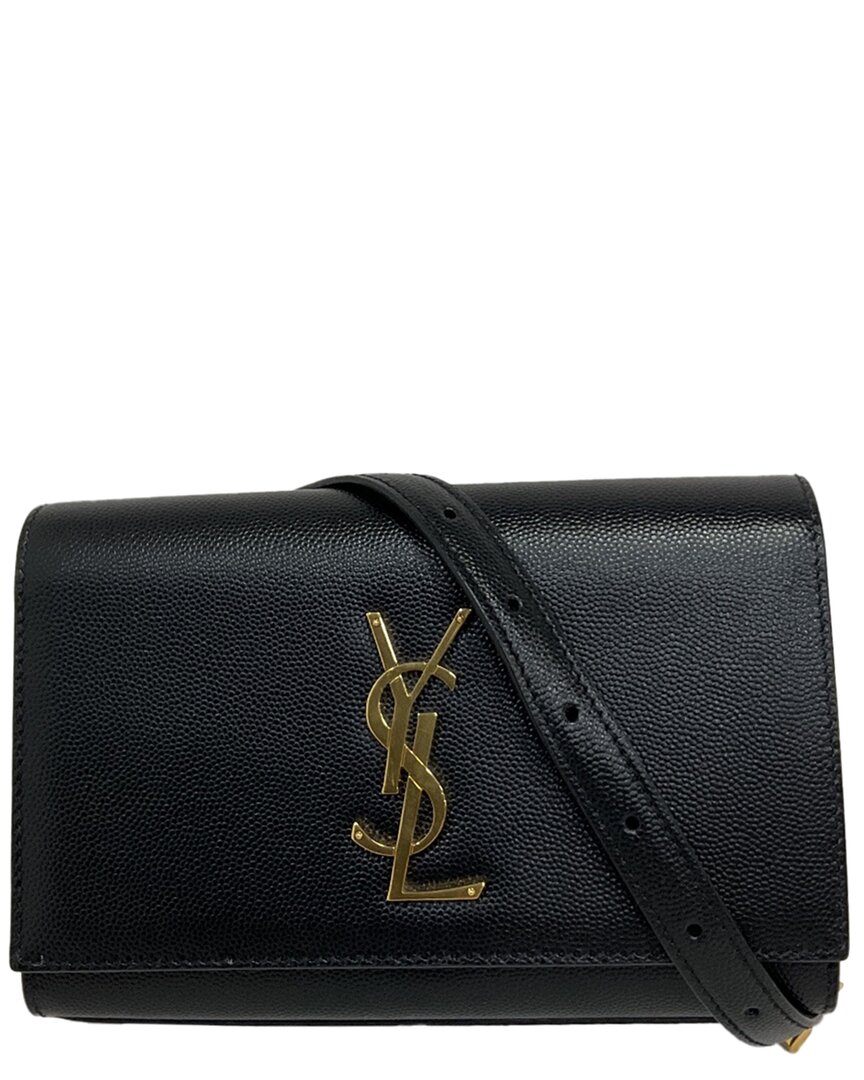 Saint Laurent Black Leather Kate Belt Bag (authentic Pre-loved)