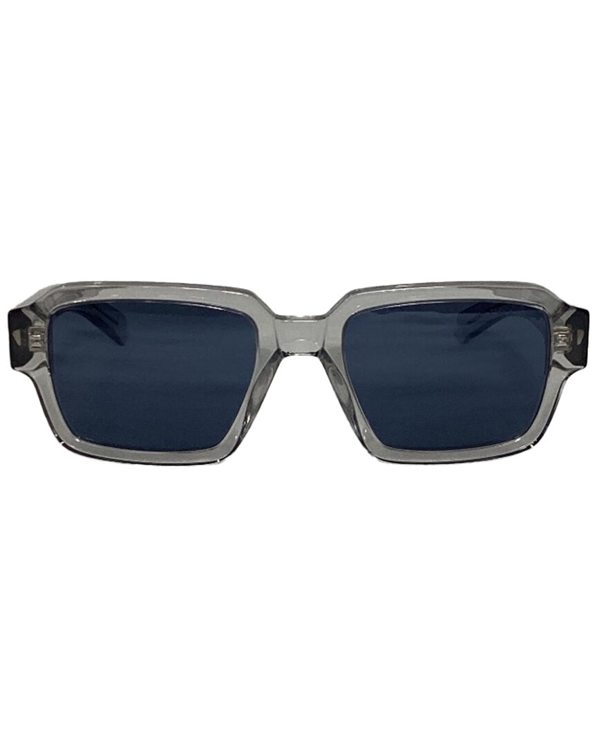 Prada Logo Tinted Square-frame Sunglasses (authentic Pre-loved) In Gray