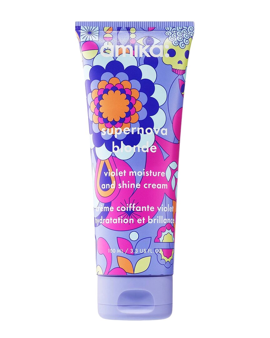 Shop Amika 3.3oz Supernova Blonde Violet Moisture And Shine Cream