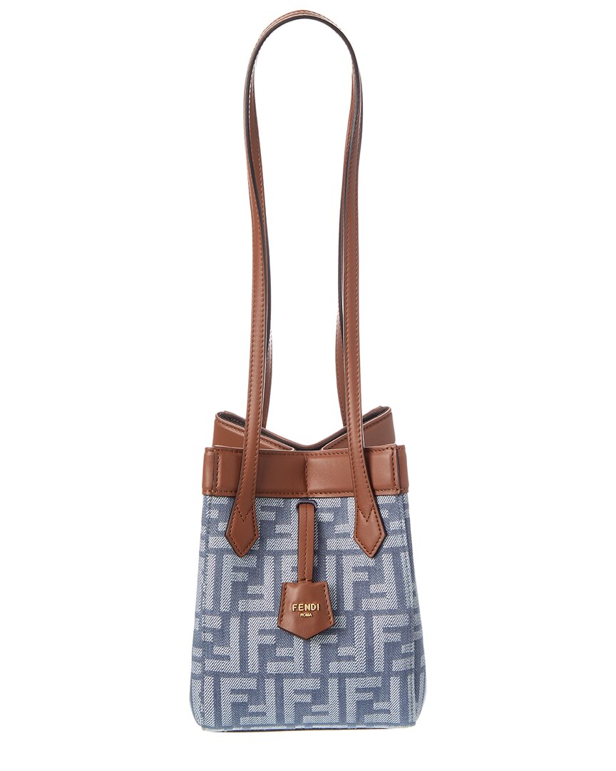 Fendi Origami M Tessuto Ff Qb4 In Blue