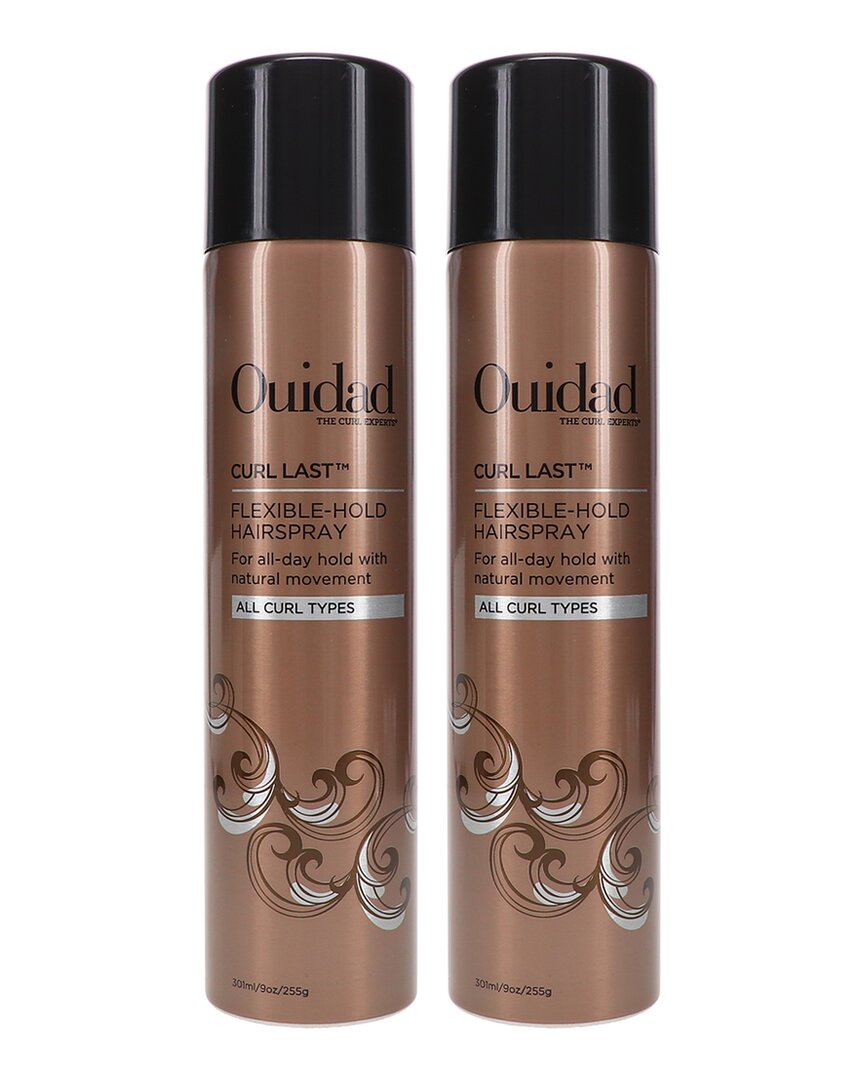Ouidad 9oz Curl Last Flexible-hold Hairspray 2 Pack