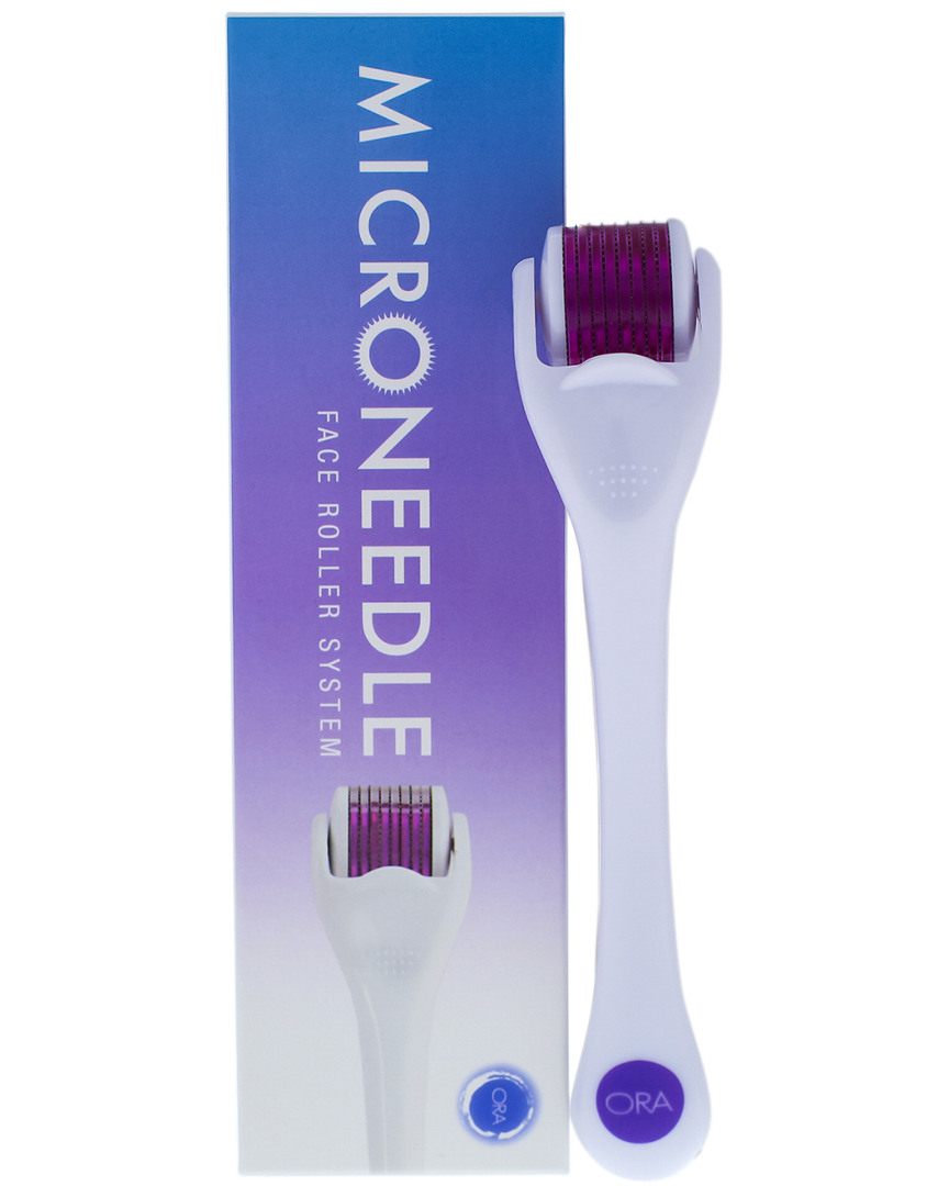 Ora White/purple Microneedle Face Roller System