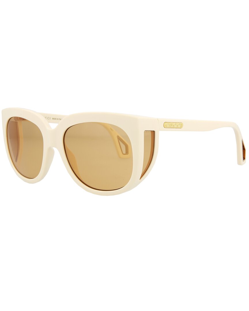 Gucci Women's Gg0468s 57mm Sunglasses In White