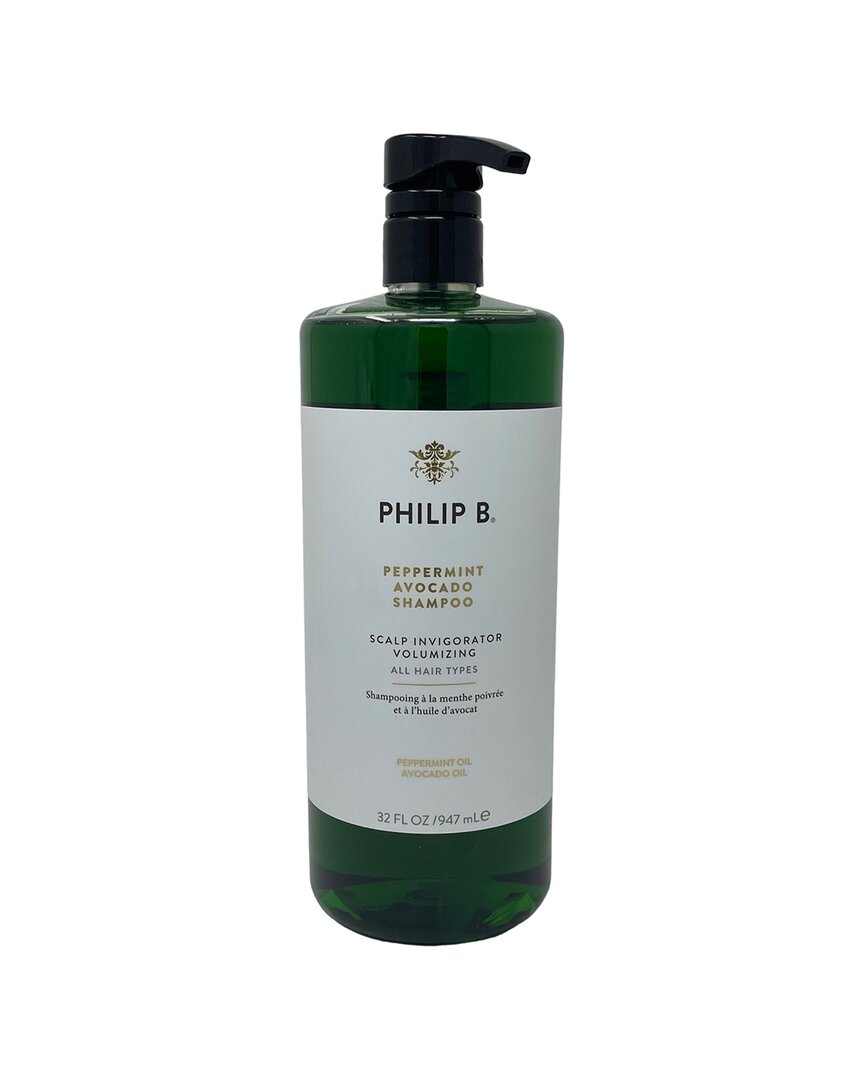 Philip B . Unisex 32oz Peppermint Avocado Shampoo