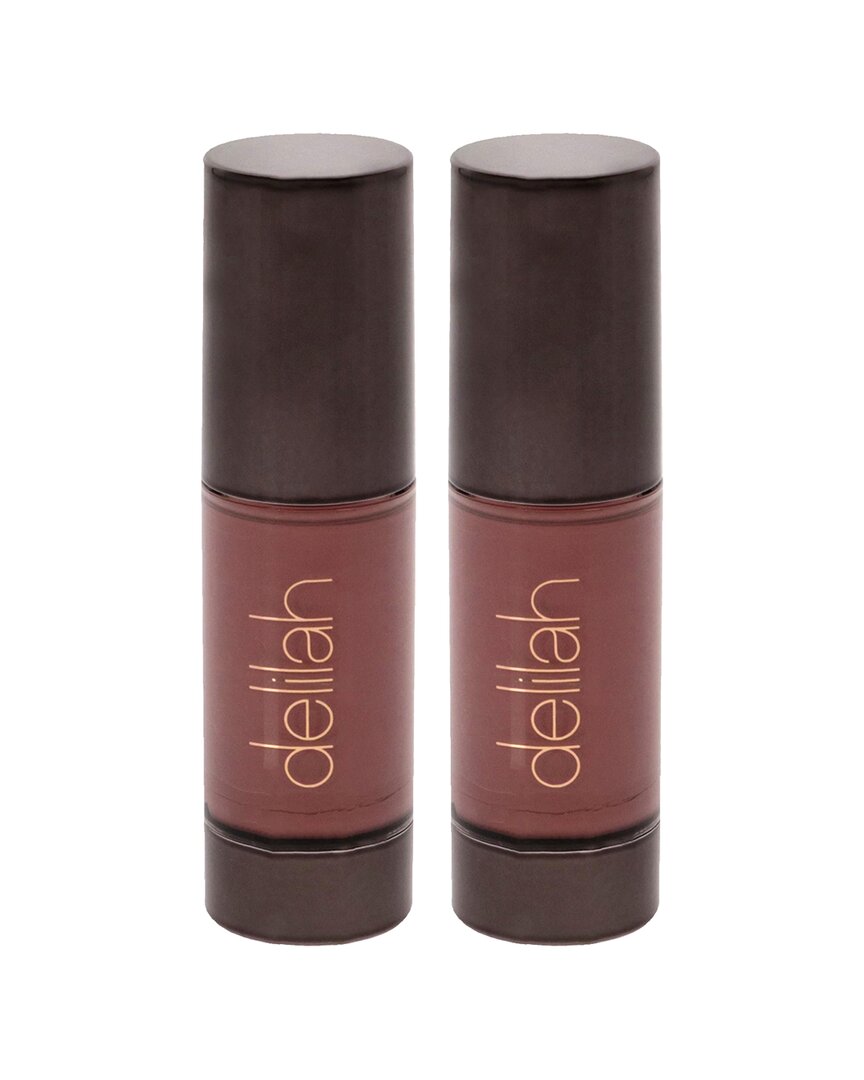 Delilah Women's 0.24oz Beau Colour Intense Liquid Lipstick - Pack Of 2
