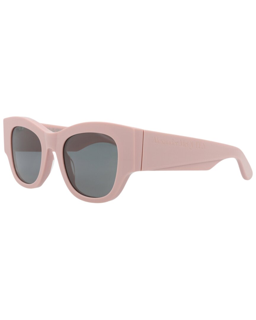 Alexander Mcqueen Women's Am0420s 50mm Sunglasses In Pink