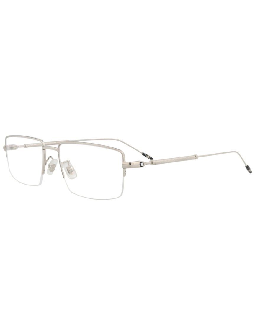 Montblanc Men's Mb0113o 56mm Optical Frames In Gray