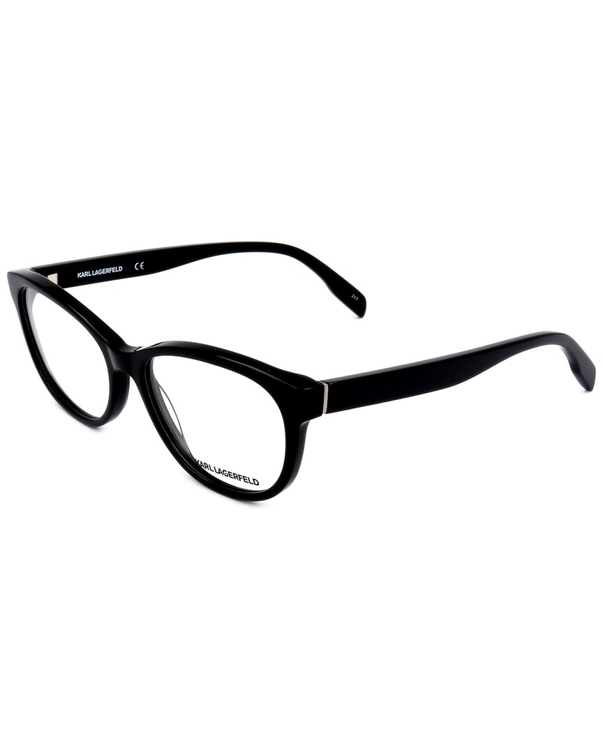 Karl Lagerfeld Unisex Kl885 54mm Optical Frames In Black