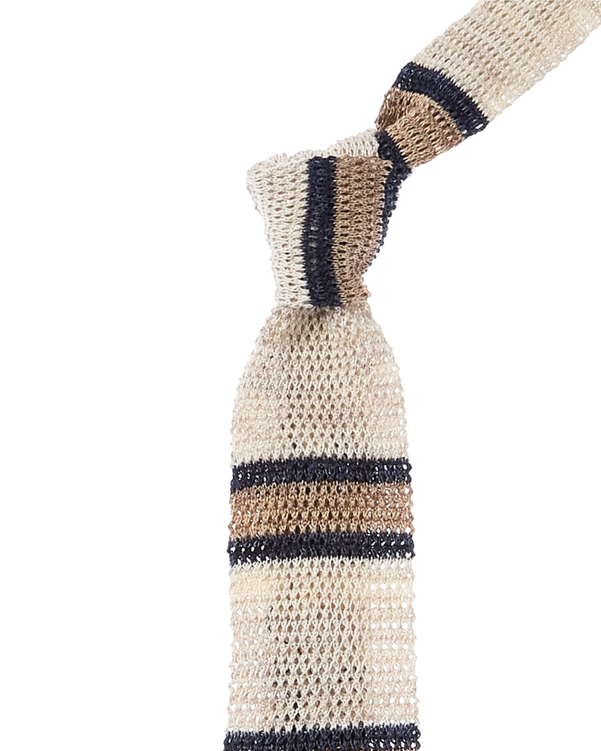 Brunello Cucinelli Linen-blend Tie