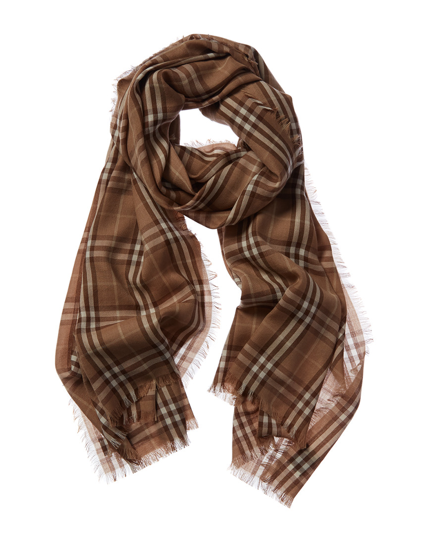 cashmere scarf brown