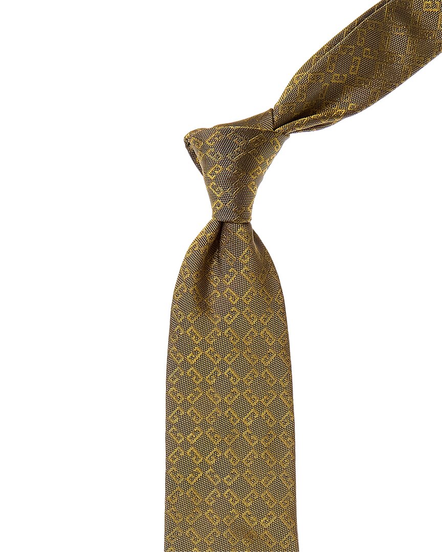 Givenchy Exclusive 4g Monogram Silk Tie In Green
