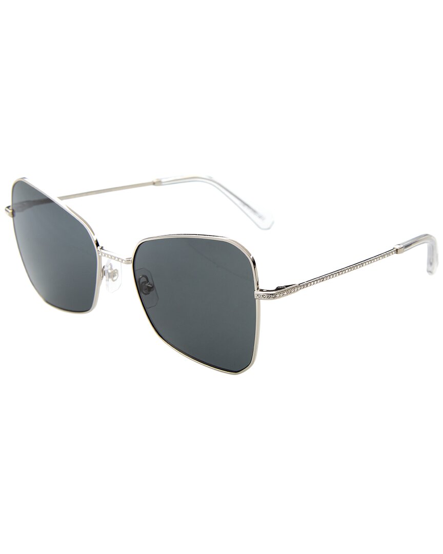 Swarovski Women's Silver/Dark/Grey Sk700857-X 57Mm Sunglasses