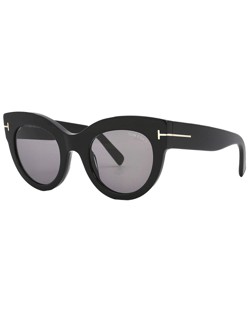 Tom Ford Lucilla Smoke Mirror Cat Eye Ladies Sunglasses Ft1063 01c 51