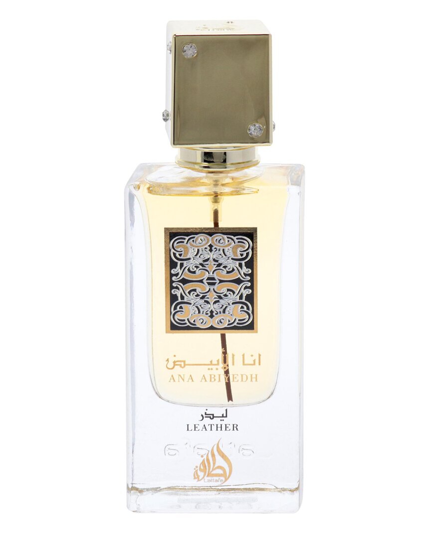 Lattafa Perfumes Unisex 2.04oz Edp Ana Abiyedh Leather Edp