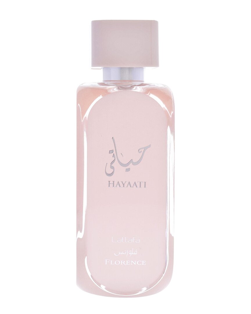 Lattafa Perfumes Women's 3.4oz Edp Hayaati Florence Edp