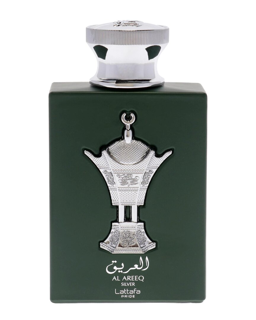Lattafa Perfumes Men's 3.4oz Edp Pride Al Areeq Silver Edp