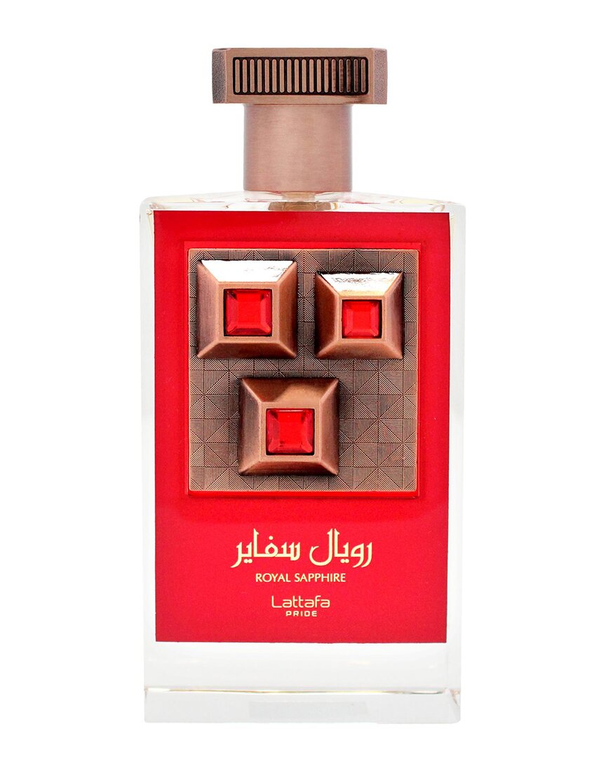 Lattafa Perfumes Unisex 3.4oz Edp Pride Royal Sapphire Edp
