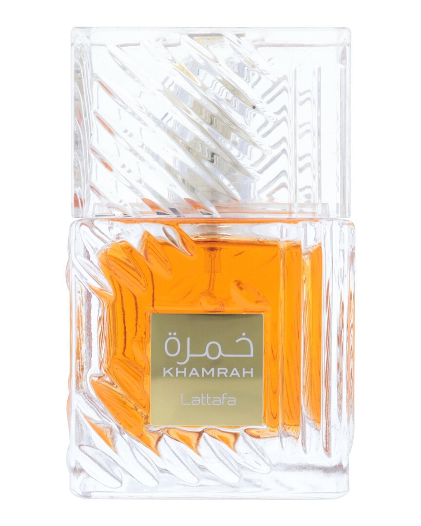 Lattafa Perfumes Men's 3.4oz Edp Khamrah Edp
