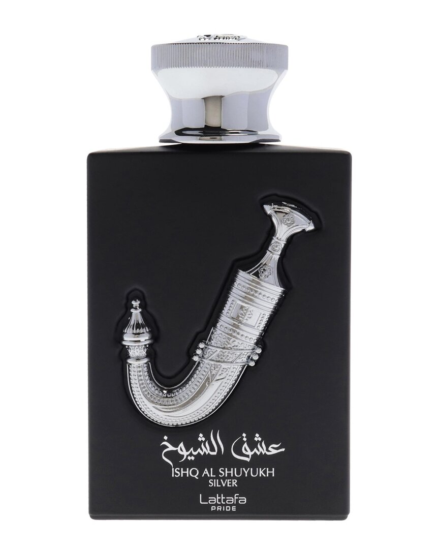 Lattafa Perfumes Unisex 3.4oz Edp Pride Ishq Al Shuyukh Silver Edp