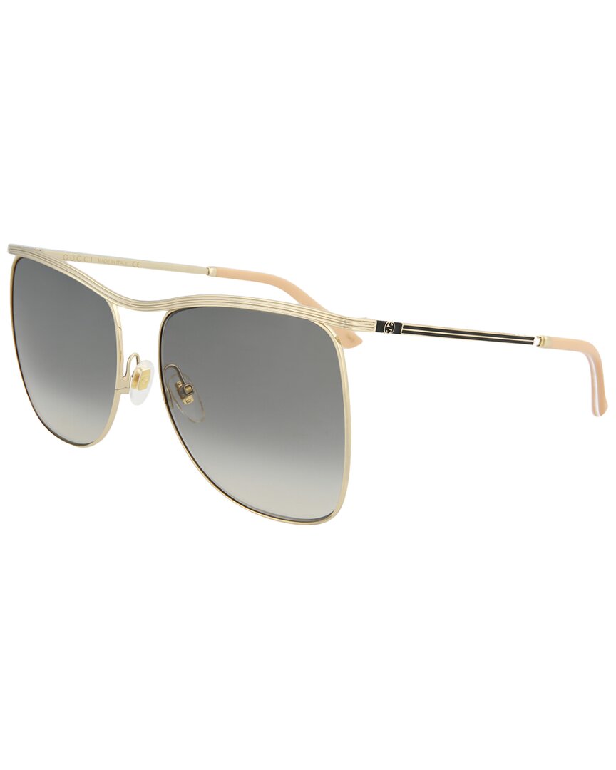 Gucci Women's Gg0820s 63mm Sunglasses In Gold
