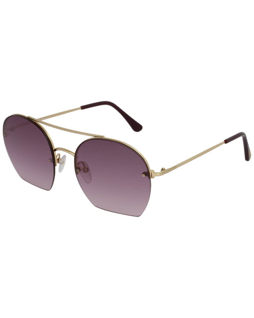 Tom Ford Women's Antonia 55mm Sunglasses In Gold