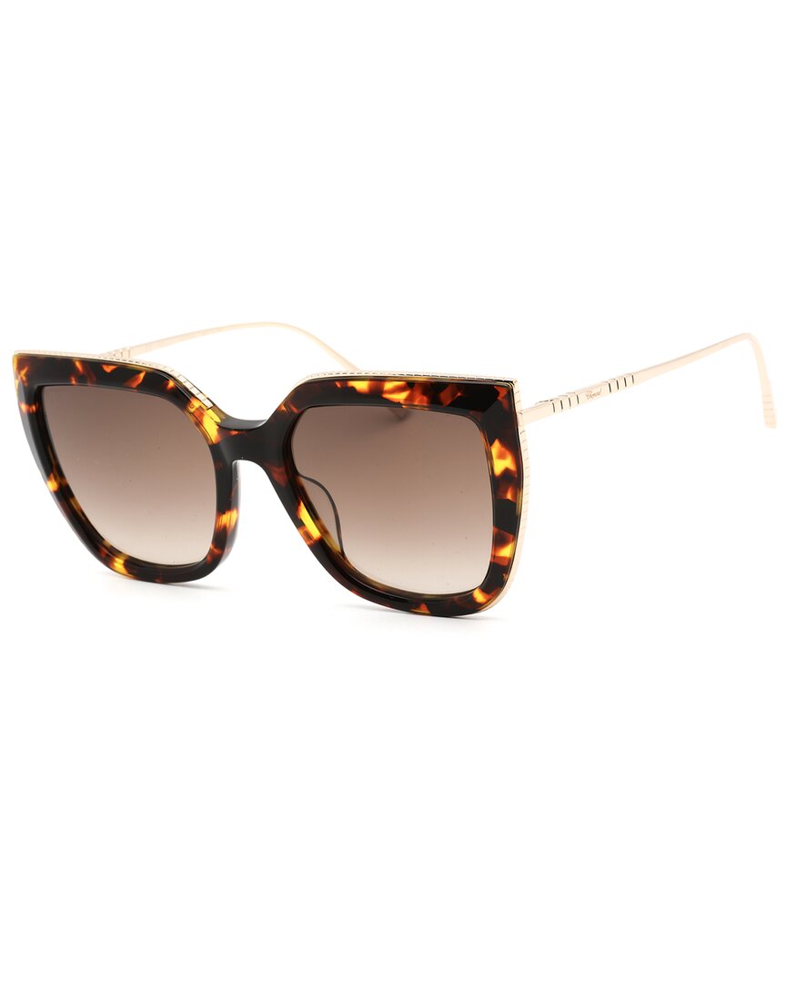 Shop Chopard Women's Sch319m 54mm Sunglasses In Brown