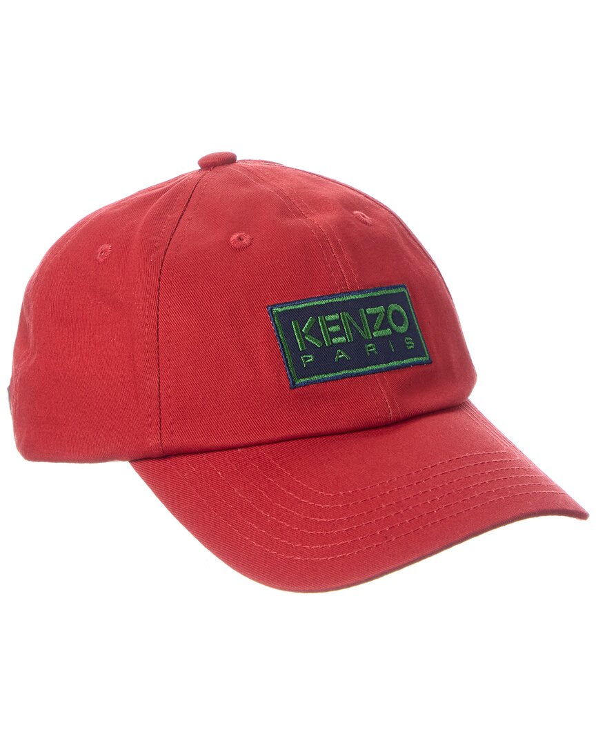 Kenzo Paris Logo Baseball Cap In Red