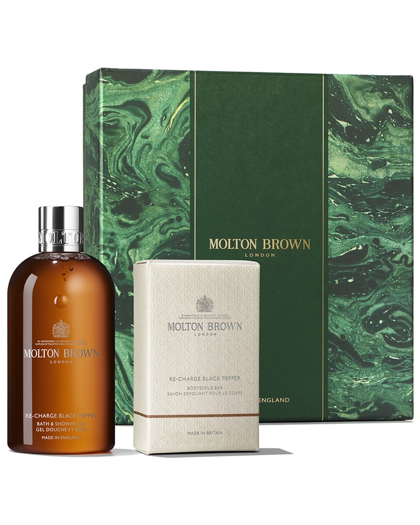 Molton Brown London Unisex 10 & 8.8oz Re-charge Black Pepper Body Care Gift Set