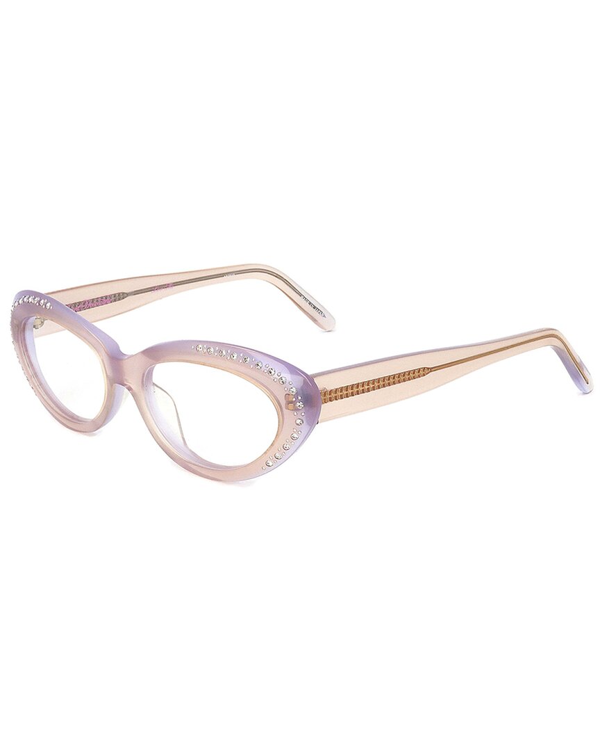Linda Farrow Agent Provocateur By Women's Ap20 53mm Optical Frames In Pink