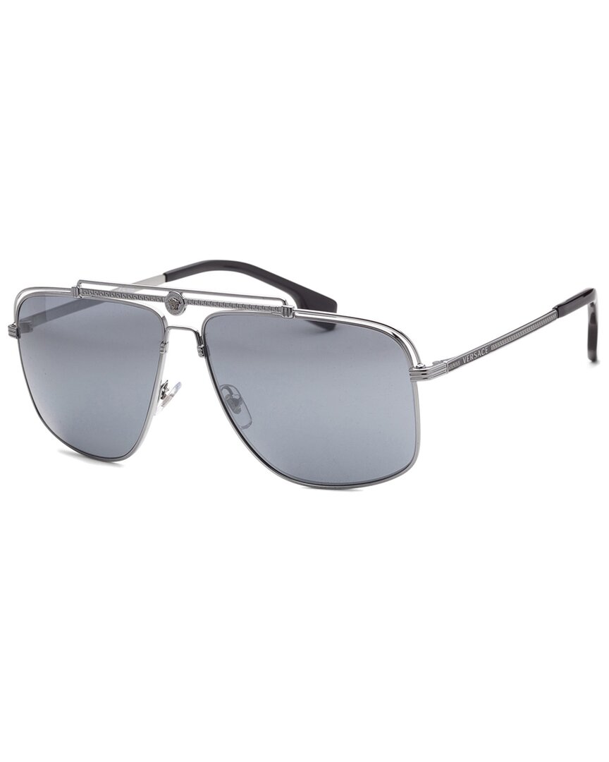 Versace Men's Ve2242 61mm Sunglasses In Grey
