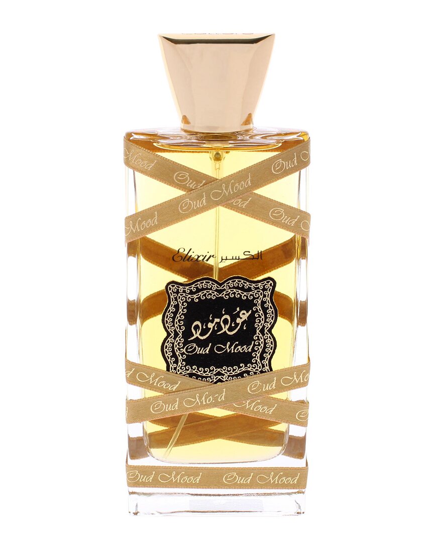 Lattafa Unisex 3.4oz Oud Mood Elixir Edp In Transparent