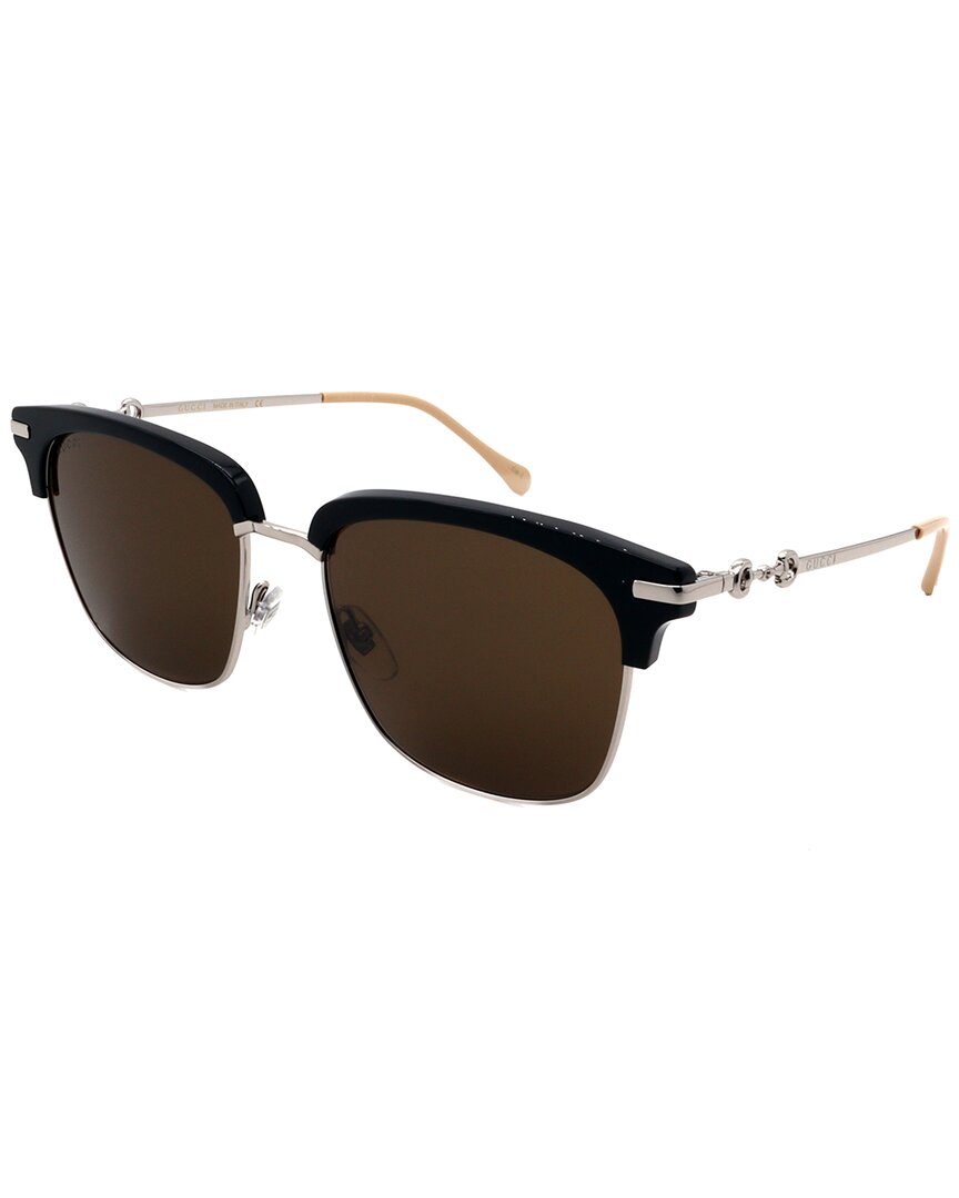 Gucci Unisex 56mm Sunglasses In Black