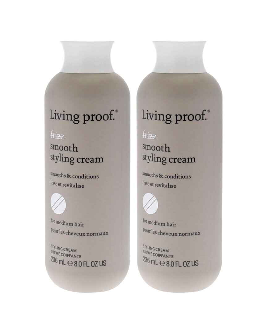 Living Proof Unisex 8oz No Frizz Smooth Styling Cream - Pack Of 2