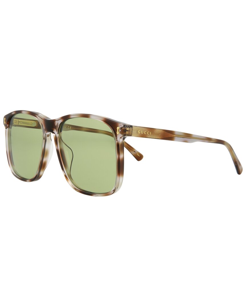 Gucci Men's Gg1041s 57mm Sunglasses In Brown