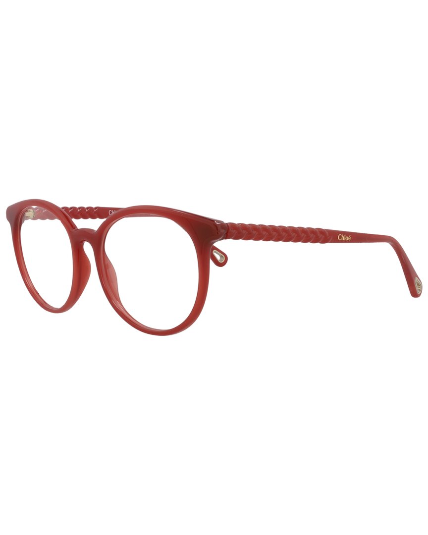 Chloé Chloe Women's 52mm Optical Frames In Red