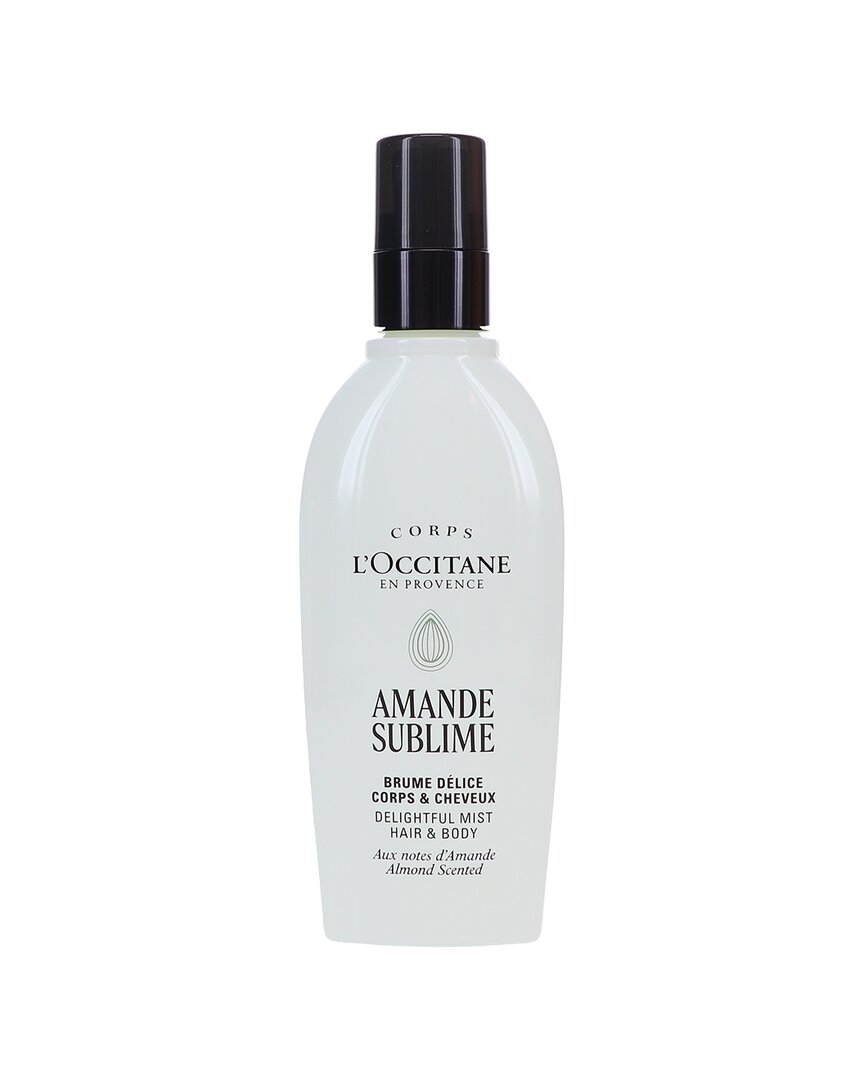 L'occitane 3.3oz Amande Sublime Delightful Mist Hair & Body