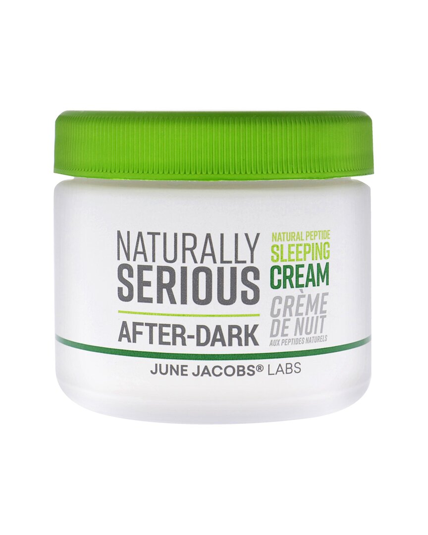 Naturally Serious Unisex 1.7oz After-dark Natural Peptide Sleeping Cream In White