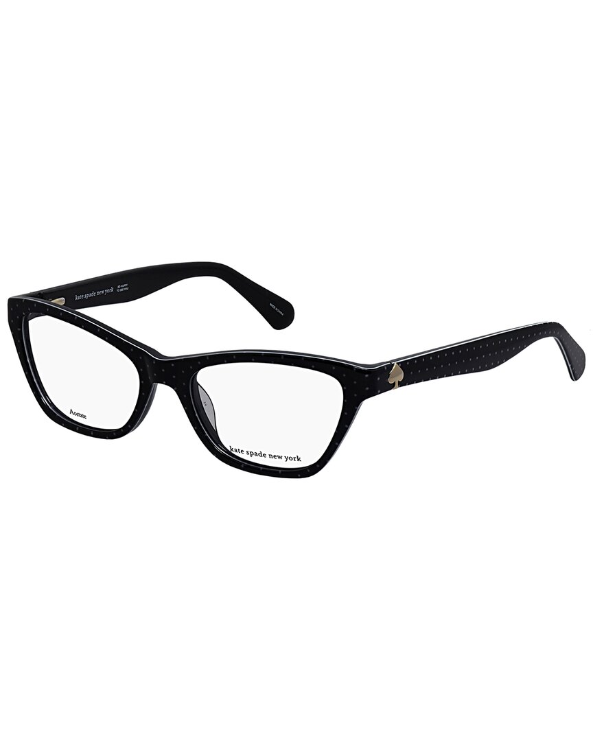 Kate Spade New York Women's Alaysha 51mm Optical Frames In Black