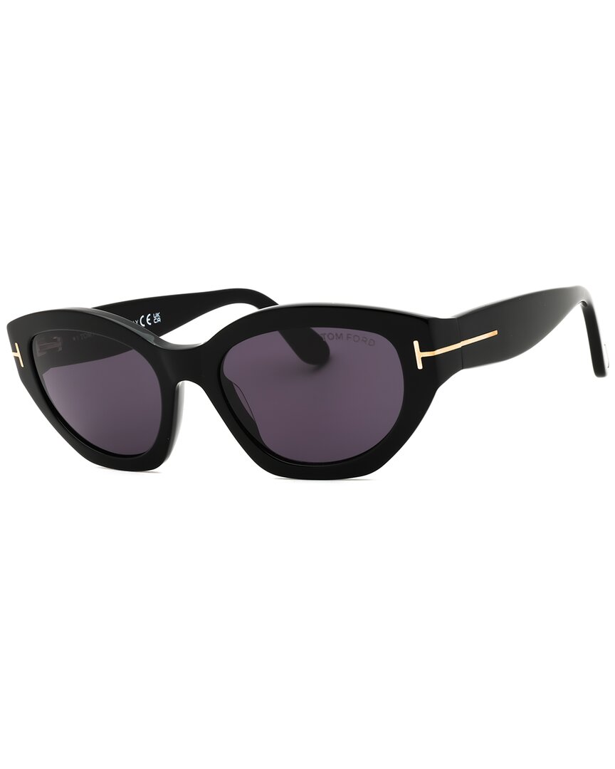 Tom Ford Women's Ft1086 55mm Sunglasses In Blue